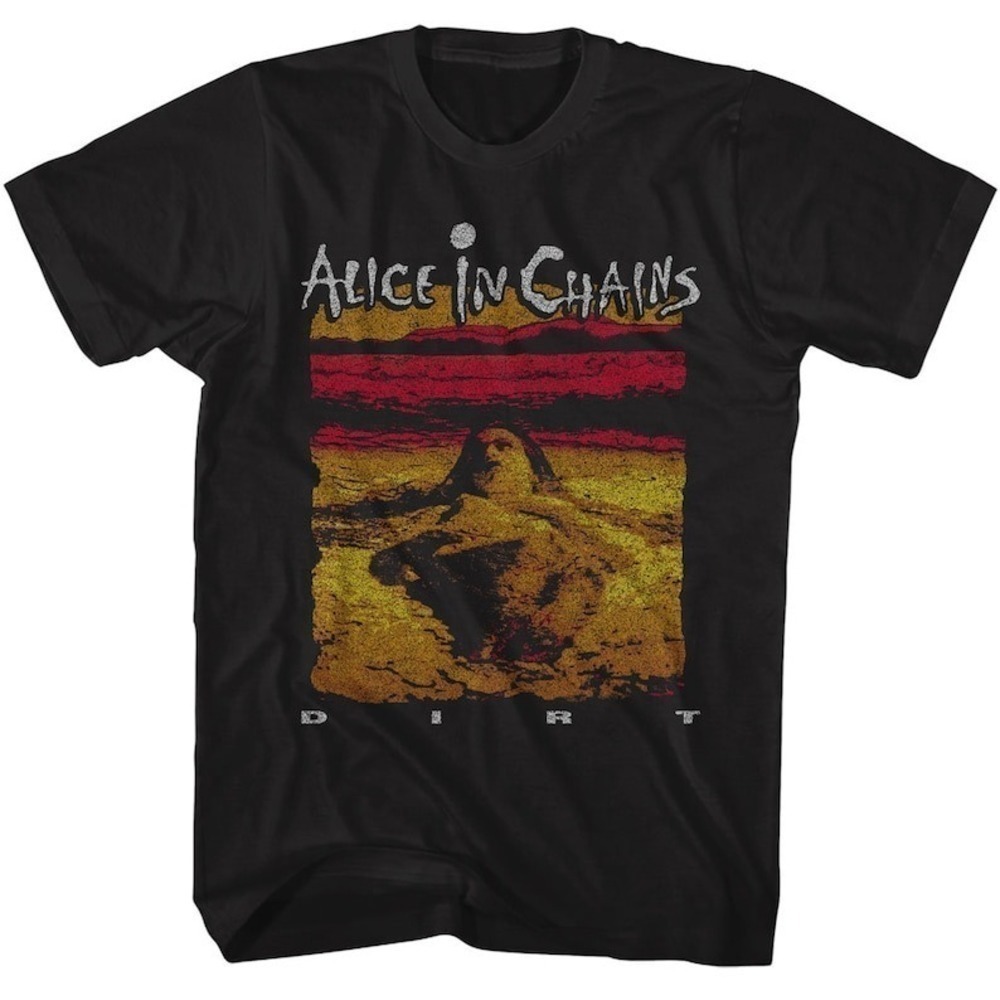 Alice In Chains Dirt Album T Shirt Rock Band Music Graphic Fan Gift Retro Tee